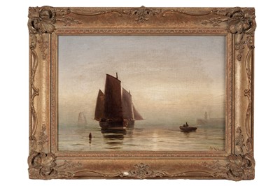 Lot 123 - Duncan Fraser Mclea - Leith Fishing Boats Offloading & Leith Fishing Boats | oils