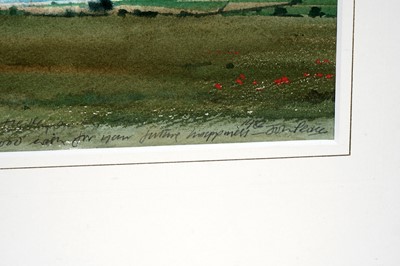 Lot 976 - John Peace - Tyne Valley from Hedley on the Hill | watercolour