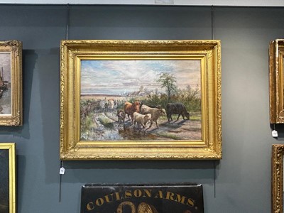 Lot 982 - Joseph Denovan Adam RSA RSW - Off to the Hills | watercolour