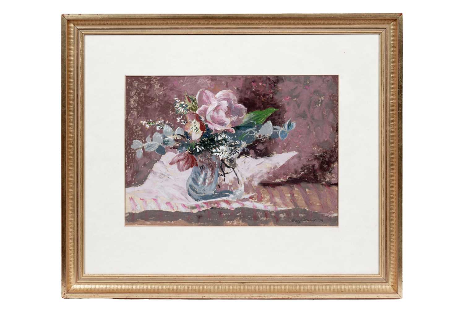 Lot 88 - Mary Armour - Pink Rose | pastel