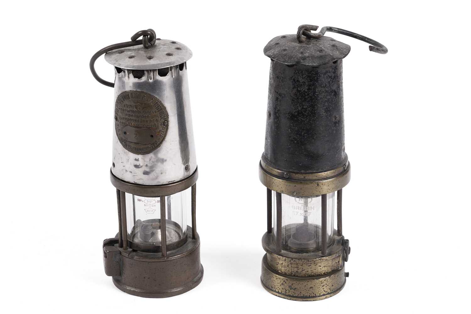 Lot 102 - Two early 20th Century miner’s lamps