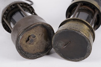 Lot 102 - Two early 20th Century miner’s lamps