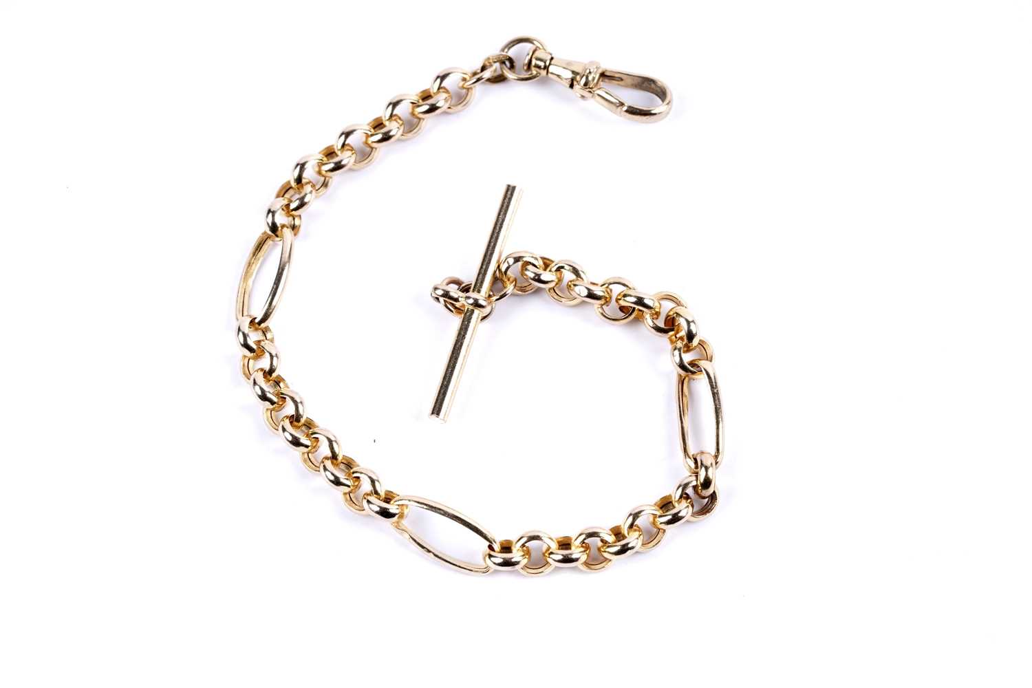Lot 5 - A 9ct yellow gold bracelet