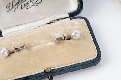 Lot 90 - A selection of gold pearl set; and other jewellery