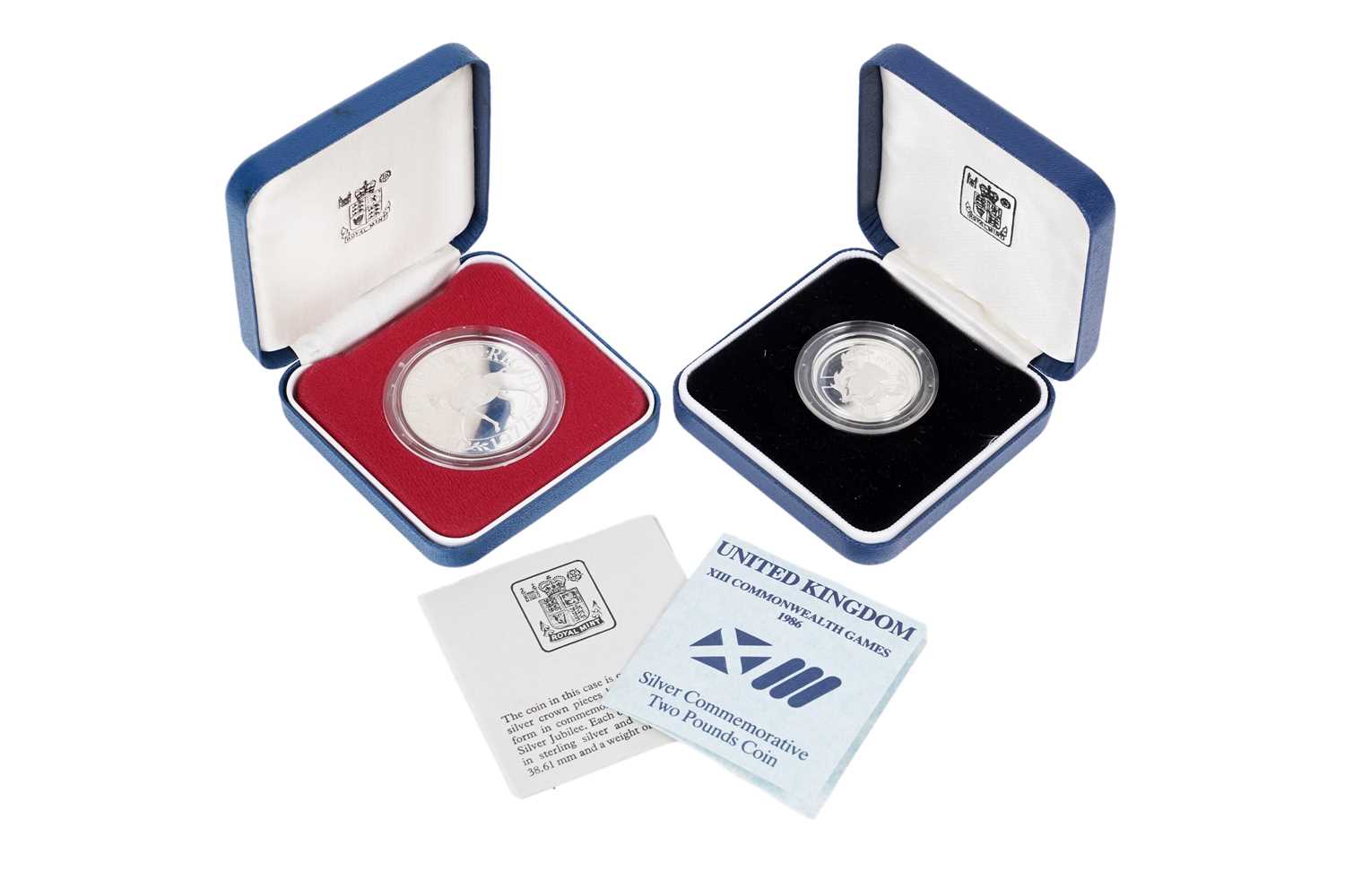 Lot 198 - Two silver proof coins