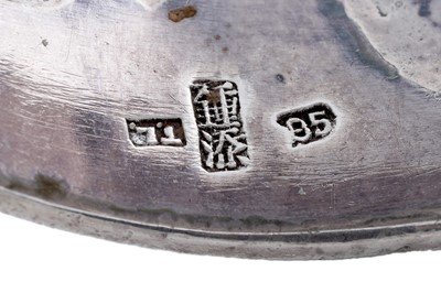 Lot 35 - Six late 19th/early 20th Century Chinese silver napkin rings