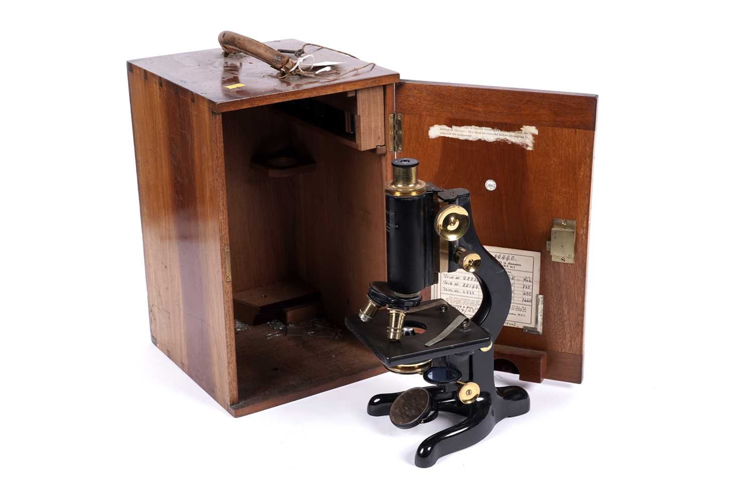 Lot 132 - A Watson & Sons Ltd microscope