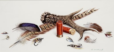 Lot 38 - Roger McFail – Hunting, shooting, fishing | gouache