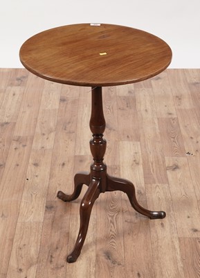 Lot 448 - A 19th Century mahogany tripod table