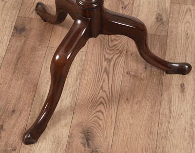 Lot 448 - A 19th Century mahogany tripod table