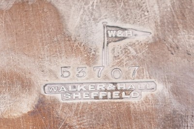 Lot 19 - Two silver salvers