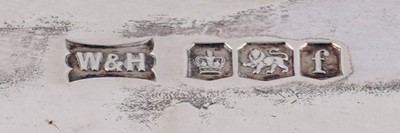 Lot 19 - Two silver salvers