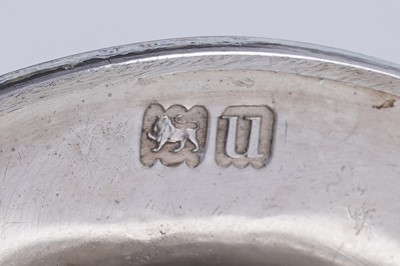 Lot 96 - A Great War period silver teapot