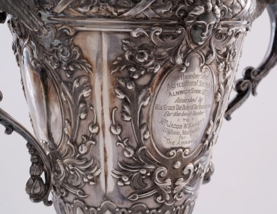 Lot 97 - A Victorian silver trophy cup