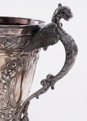 Lot 97 - A Victorian silver trophy cup