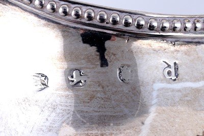 Lot 83 - Two George III silver cream jugs