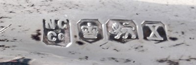 Lot 20 - A George VI silver three-piece tea set