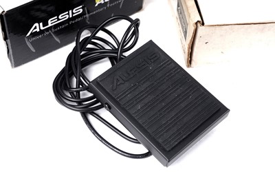 Lot 158 - Two Alesis drum machines and foot pedal