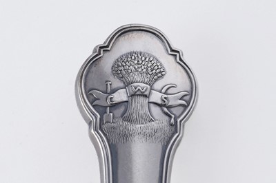 Lot 37 - A mid-20th Century Danish silver part set of silver flatware and cutlery