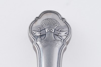 Lot 37 - A mid-20th Century Danish silver part set of silver flatware and cutlery