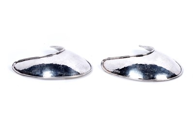 Lot 2 - Two modern silver gorgets