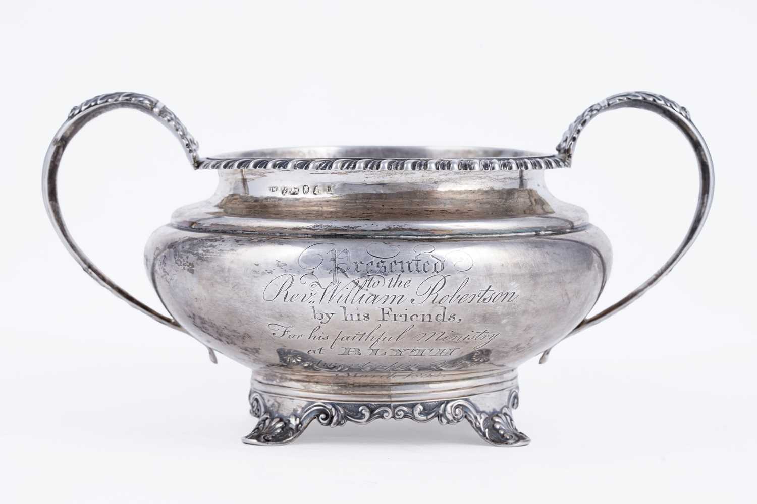 Lot 52 - A William IV silver northeastern provincial sugar bowl