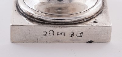 Lot 106 - A pair of George IV silver salts