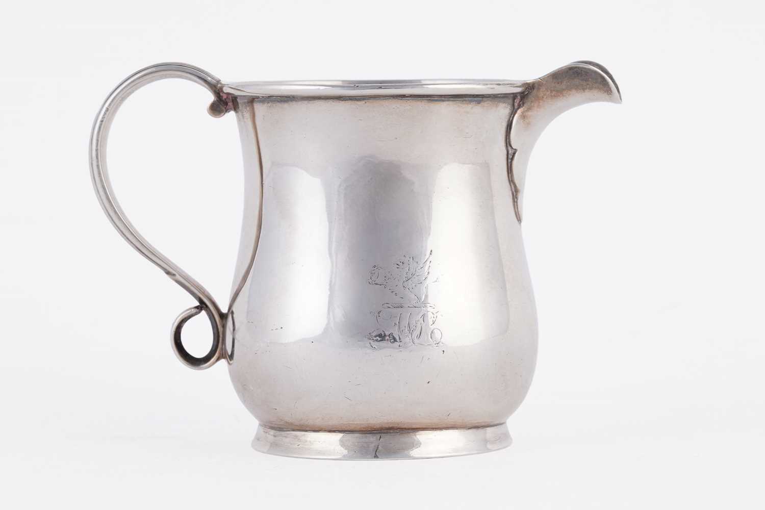 Lot 56 - A Scottish provincial silver cream jug