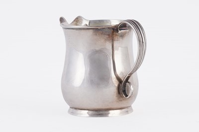 Lot 56 - A Scottish provincial silver cream jug