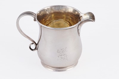 Lot 56 - A Scottish provincial silver cream jug