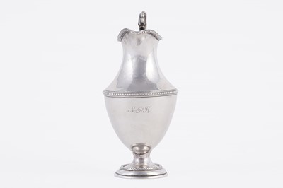 Lot 57 - A Scottish provincial silver cream jug