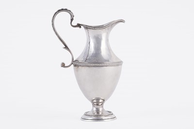 Lot 57 - A Scottish provincial silver cream jug