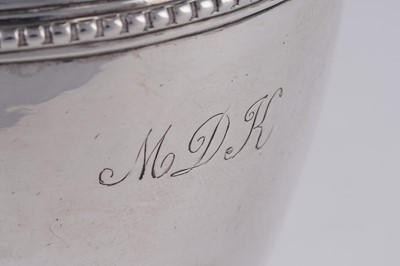 Lot 57 - A Scottish provincial silver cream jug