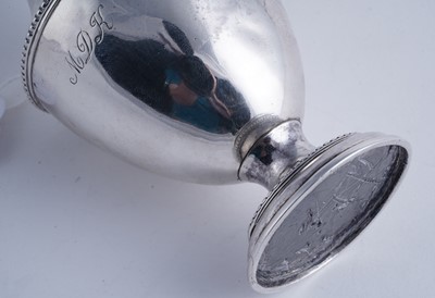 Lot 57 - A Scottish provincial silver cream jug