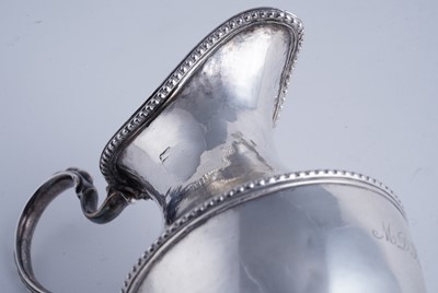 Lot 57 - A Scottish provincial silver cream jug