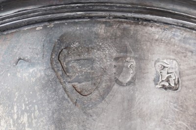 Lot 84 - An early George III silver coffee pot of baluster form