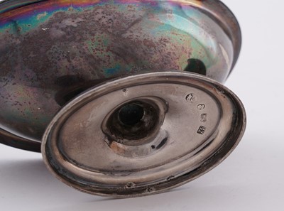 Lot 112 - A pair of George III silver salts