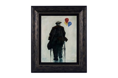 Lot 89 - Alexander Millar - The balloon seller | oil