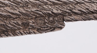 Lot 17 - An Edward VIII pair of silver table decorations