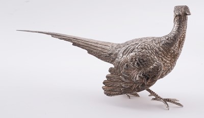 Lot 17 - An Edward VIII pair of silver table decorations