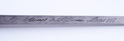 Lot 71 - A 19th Century French Gras rifle bayonet