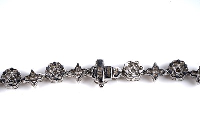 Lot 540 - A diamond line necklace