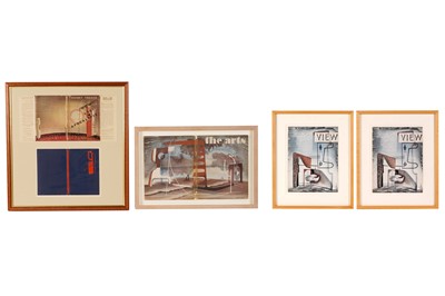 Lot 546 - A collection of book and magazine covers with artwork by John Tunnard
