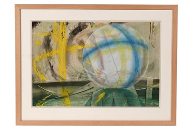 Lot 518 - John Tunnard - Yellow and Blue ascosphere | watercolour