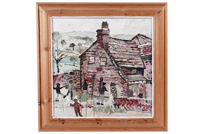 Lot Fred Yates - Farm Scene | oil