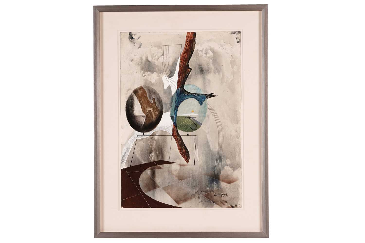 Lot 23 - John Tunnard - Phase | mixed media