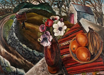 Lot 12 - John Tunnard - The Window Ledge | oil on canvas