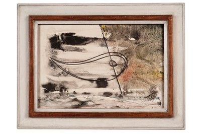 Lot John Tunnard - Fish (Whale) | watercolour and charcoal