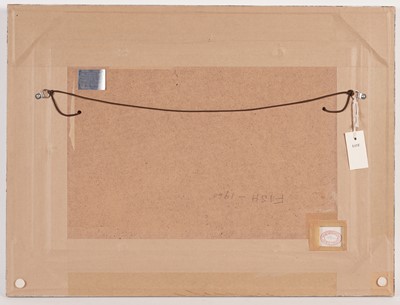 Lot 512 - John Tunnard - Fish (Whale) | watercolour and charcoal