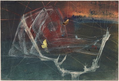 Lot 537 - John Tunnard - Spider's Nest | gouache